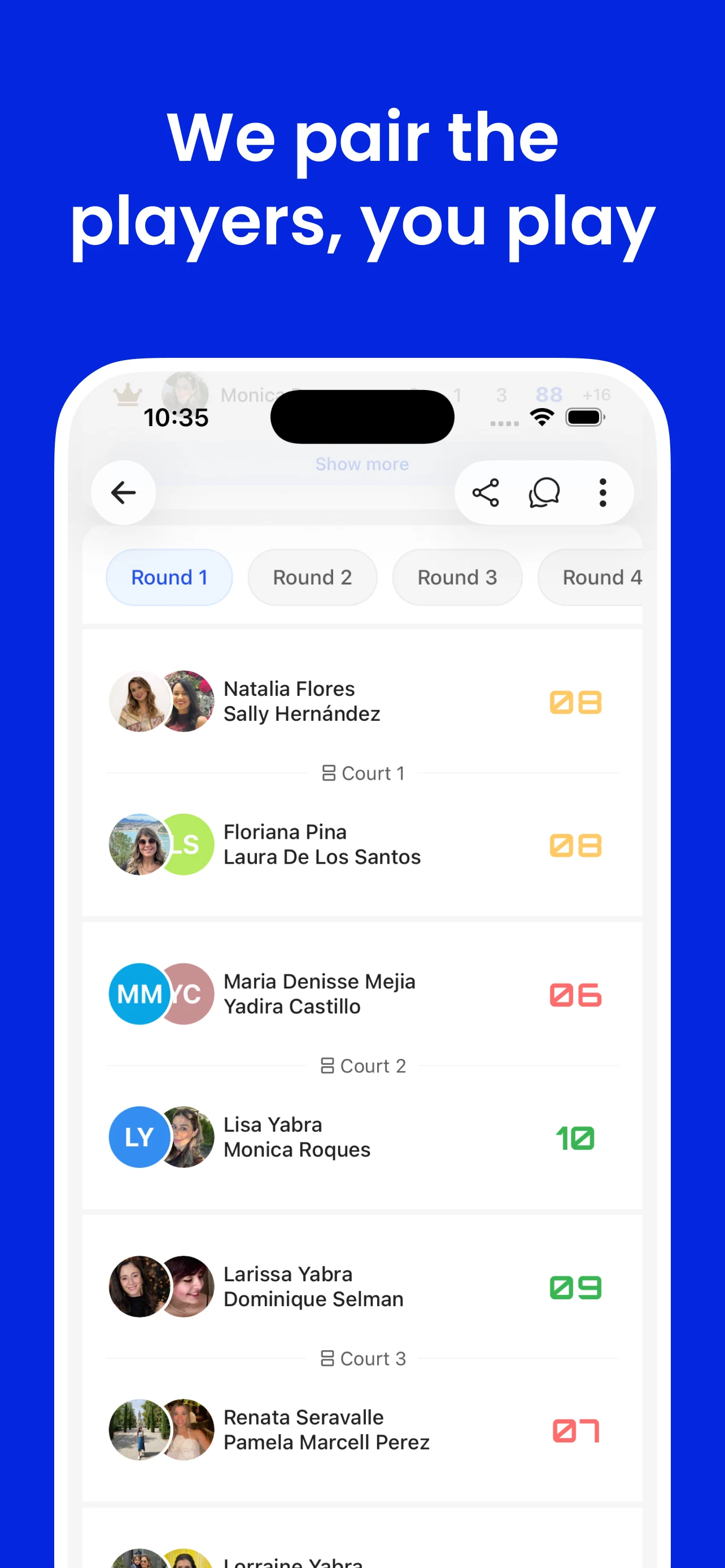 Padel Fast: Americano Leagues screenshot
