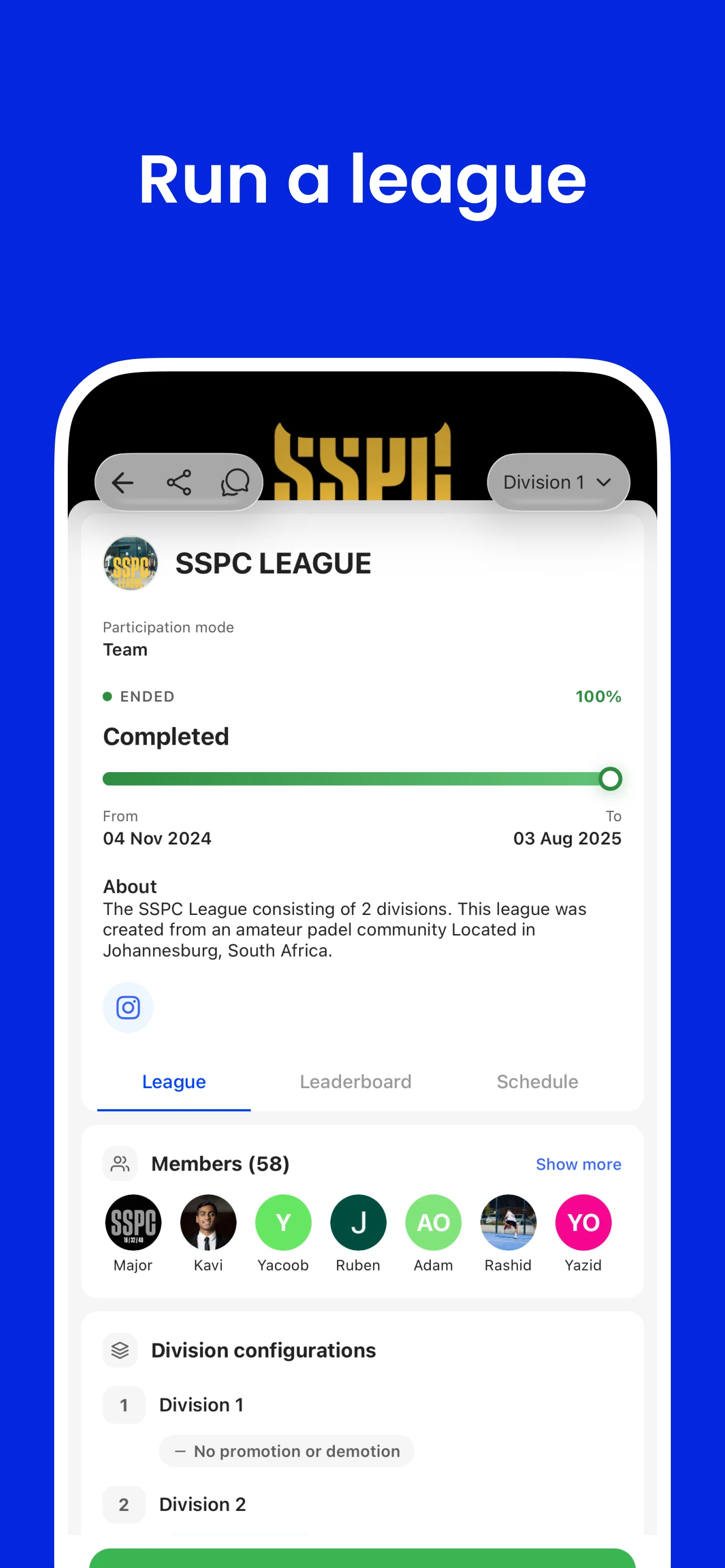 Padel Fast: Americano Leagues screenshot